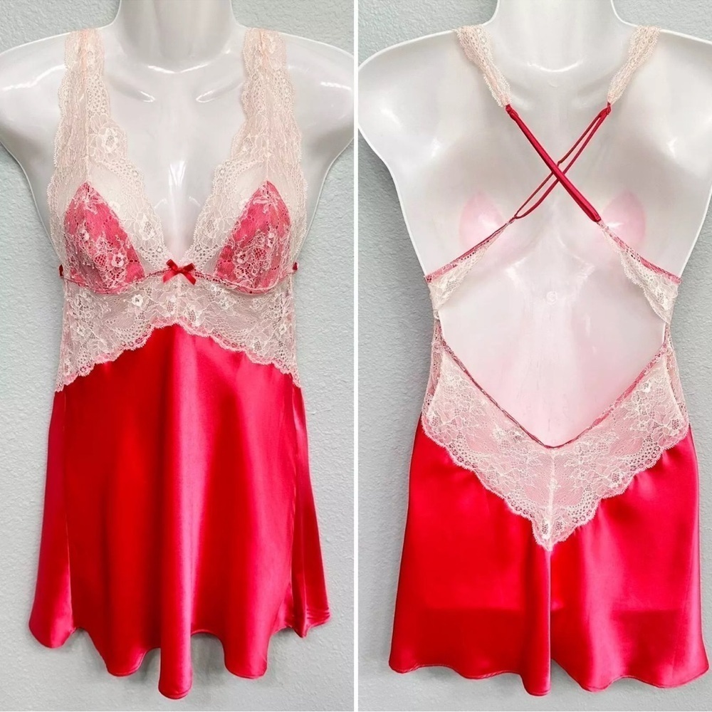 Victoria's Secret Pink Lace Chemise